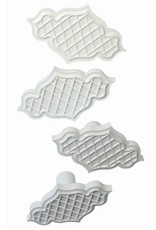 PME PME Creative Plaque Inserts set/4-Trellis Raised