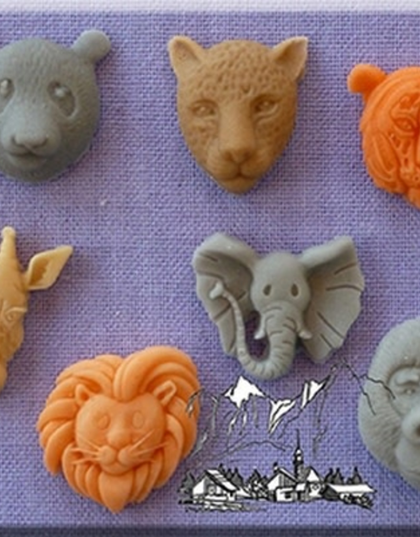 Alphabet Moulds Alphabet Moulds Small Animal Heads