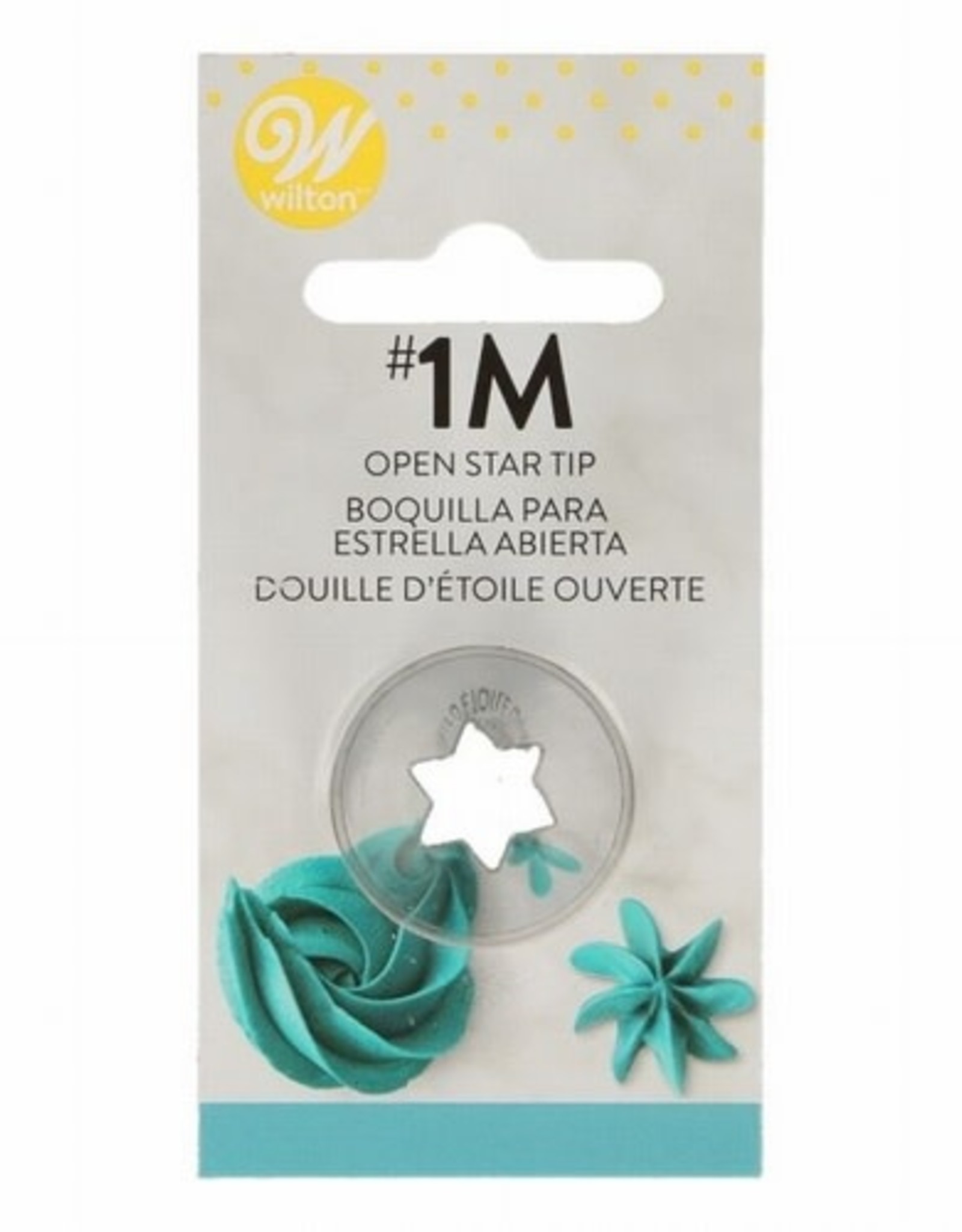 Wilton Wilton Decorating Tip #1M Open Star Carded*