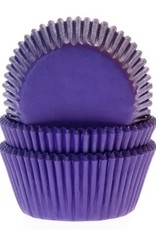 House of Marie House of Marie Baking Cups Paars/Violet - pk/50