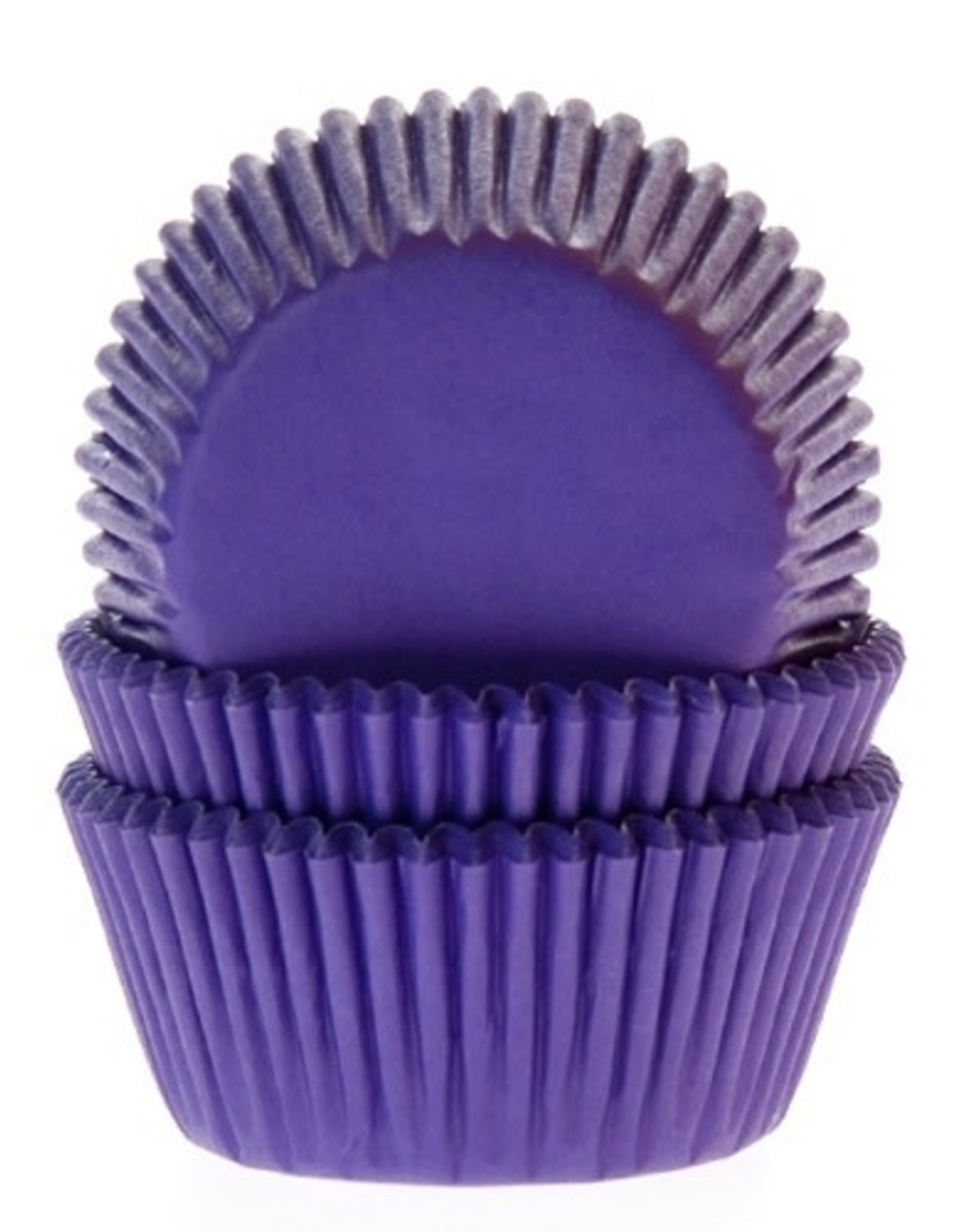 House of Marie House of Marie Baking Cups Paars/Violet - pk/50