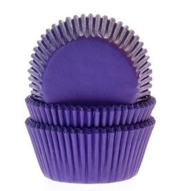 House of Marie House of Marie Baking Cups Paars/Violet - pk/50