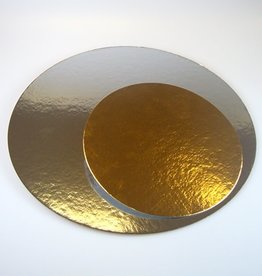 FunCakes Taartkartons Zilver/Goud Ø 30cm, 3 stuks