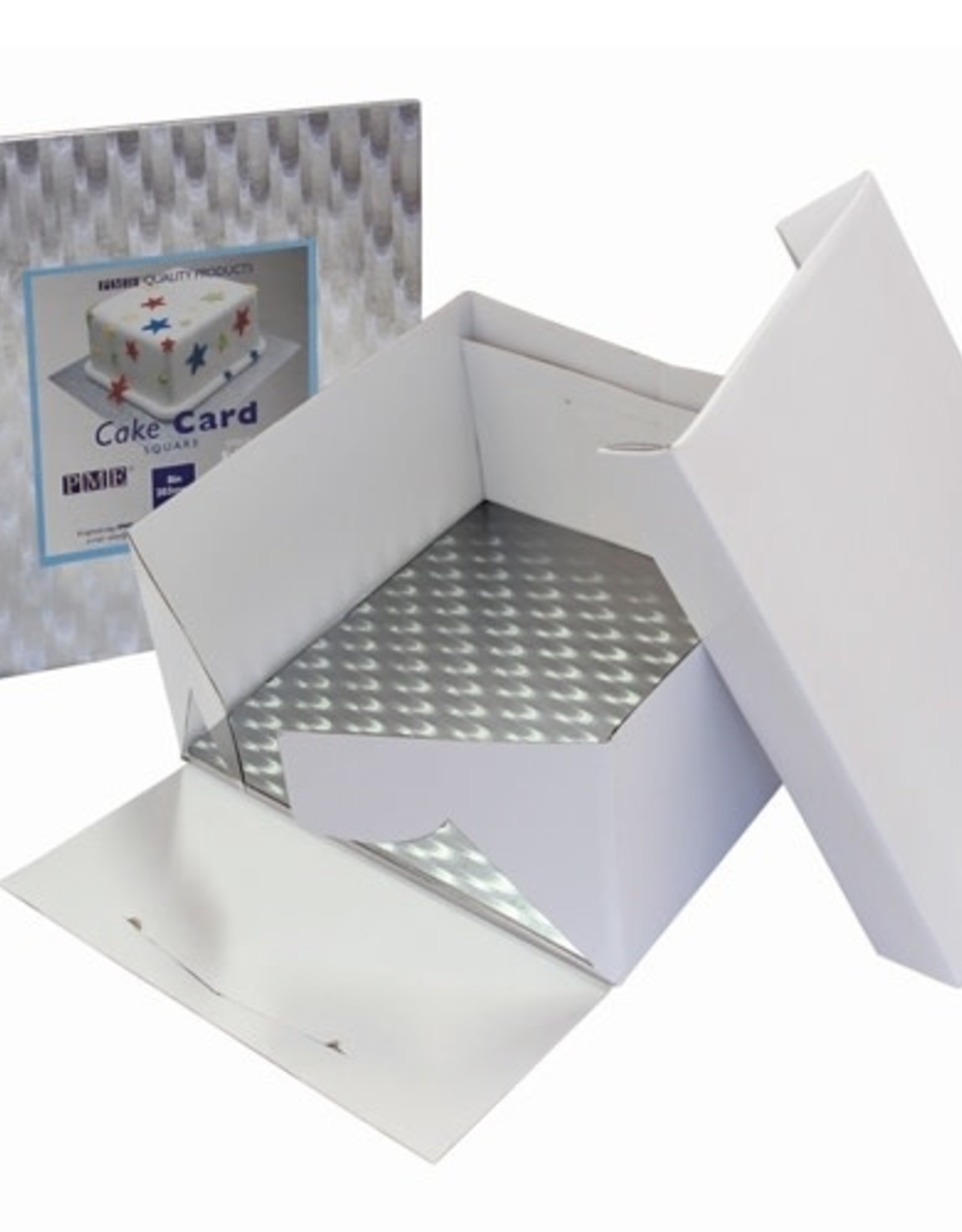 PME PME Taartdoos & Vierkant Cake Board(3mm) 22,5 x 22,5 x 15cm