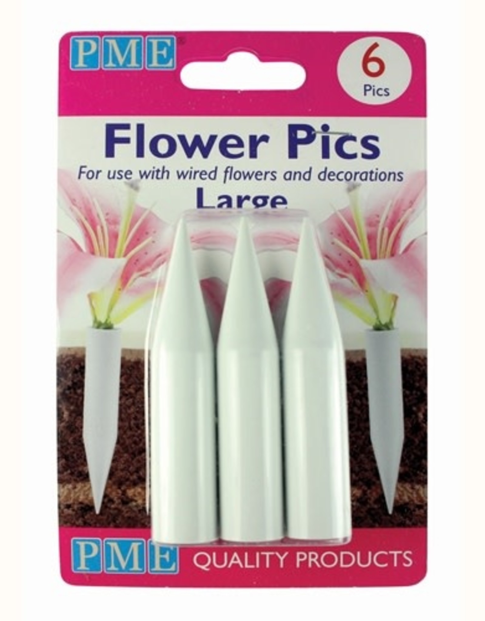 PME PME Flower Pics Large pk/6