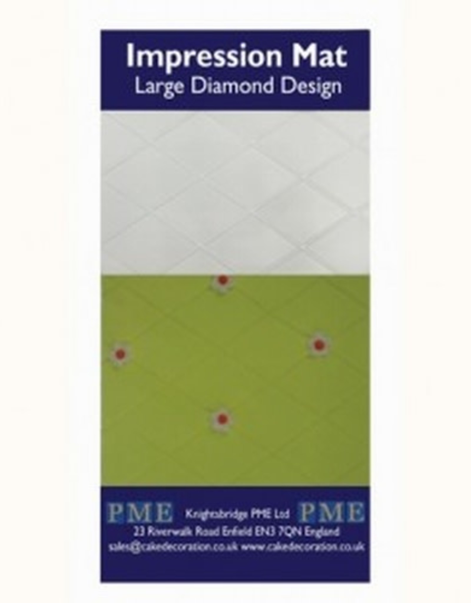 PME PME Impression Mat Diamond Design,  Large