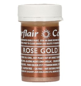 Sugarflair Sugarflair Eetbare Metallic Verf Rose Gold 20g
