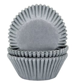 House of Marie Baking Cups Grijs pk/50