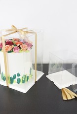 PME PME Transparante Taartdoos Vierkant 20cm