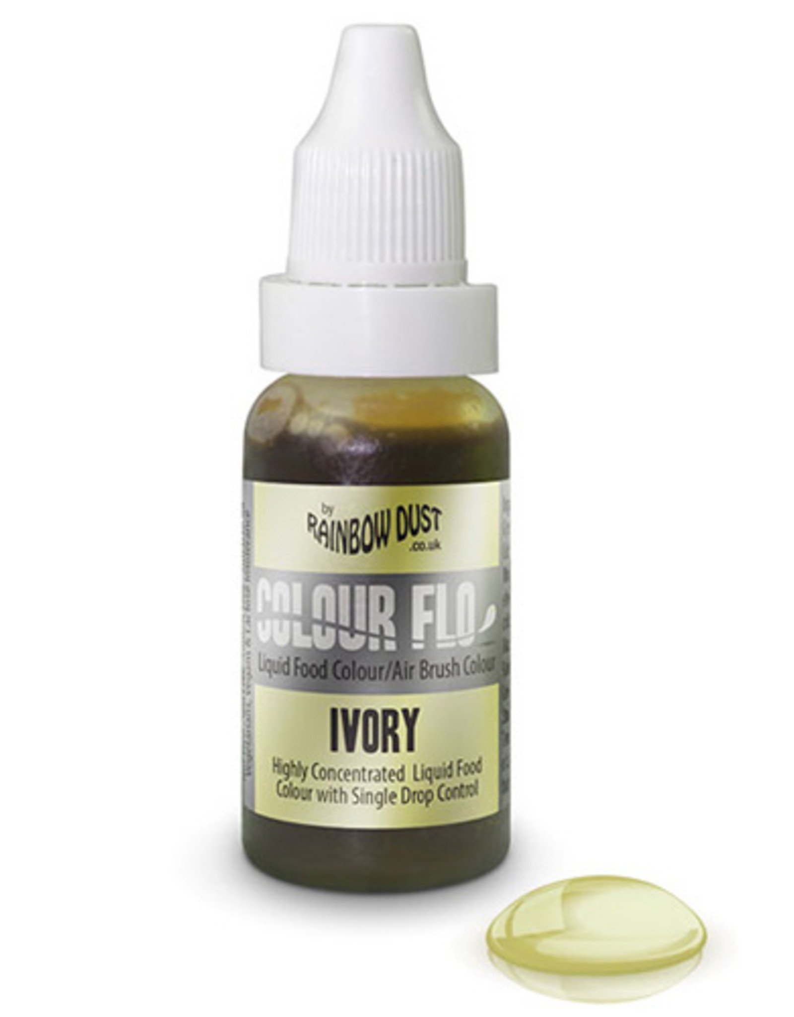 Rainbow Dust Rainbow Dust Vloeibare Kleurstof Airbrush - Ivory -16ml-