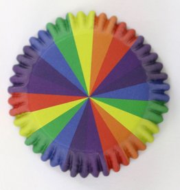PME PME Cupcakevormpjes Regenboog Strepen pk/30