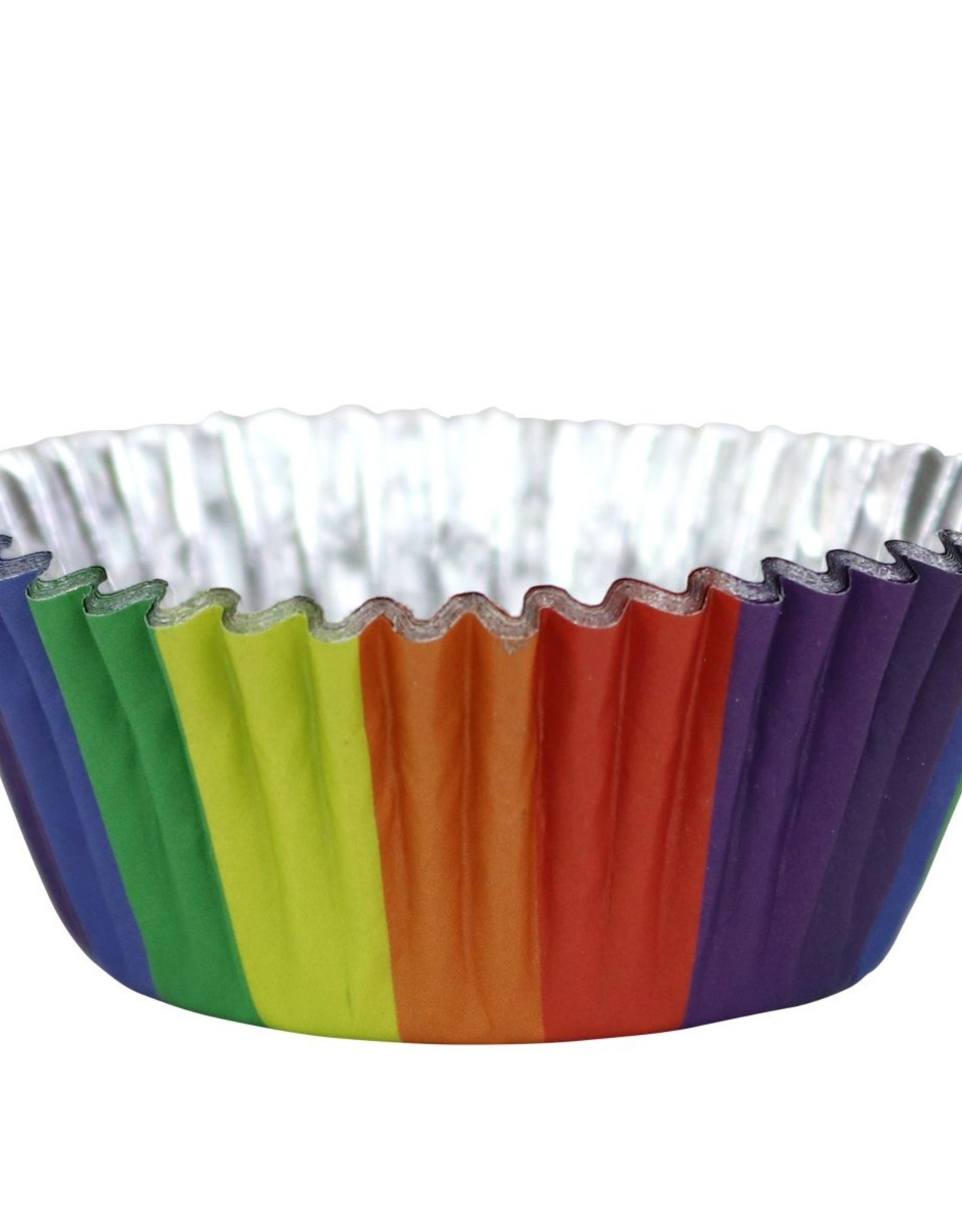 PME PME Foil Lined Baking Cups Rainbow Colours pk/30