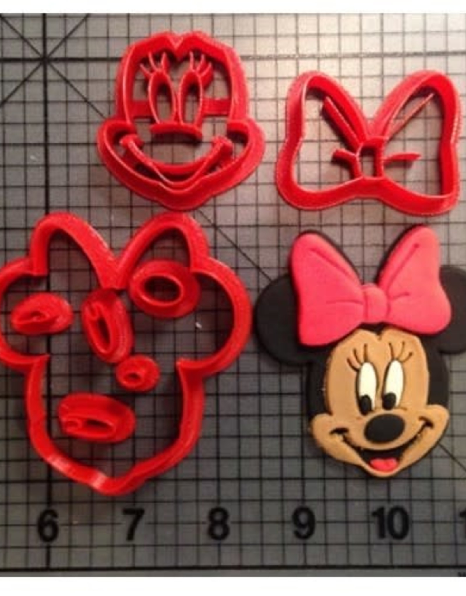 Disney Koekjes uitsteker Minnie Mouse Ø50mm 6-delig