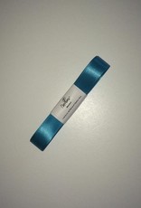 Decora Double Satin Ribbon 15mm x 25mtr Turquoise op Grote Rol