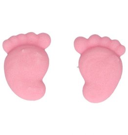 FunCakes Suikerdecoratie Baby Voetjes Roze Set/16