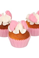 FunCakes FunCakes Suikerdecoratie Baby Voetjes Roze Set/16