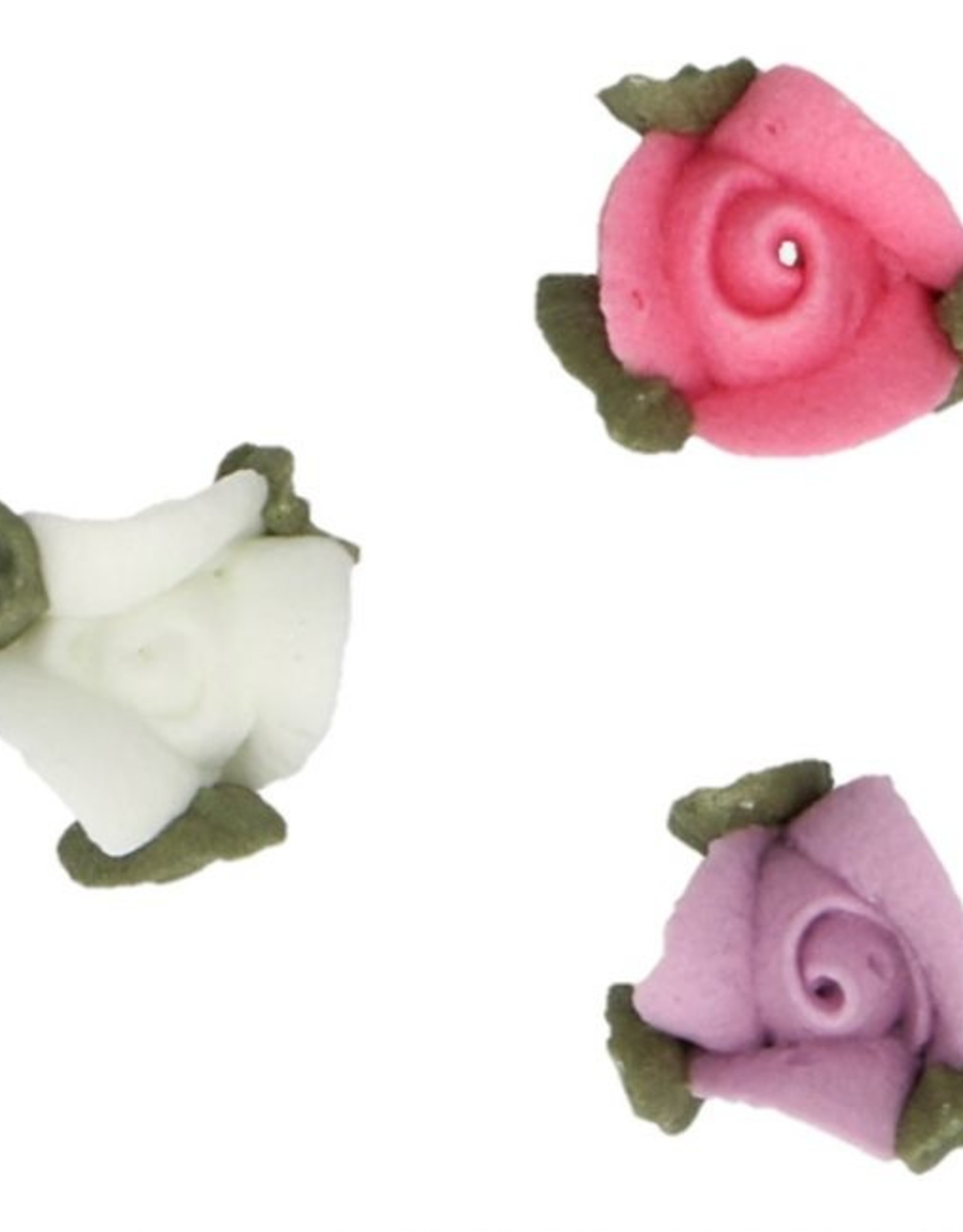 FunCakes FunCakes Suikerdecoratie Rozen met Blaadjes Set/16