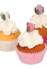 FunCakes FunCakes Suikerdecoratie Rozen met Blaadjes Set/16