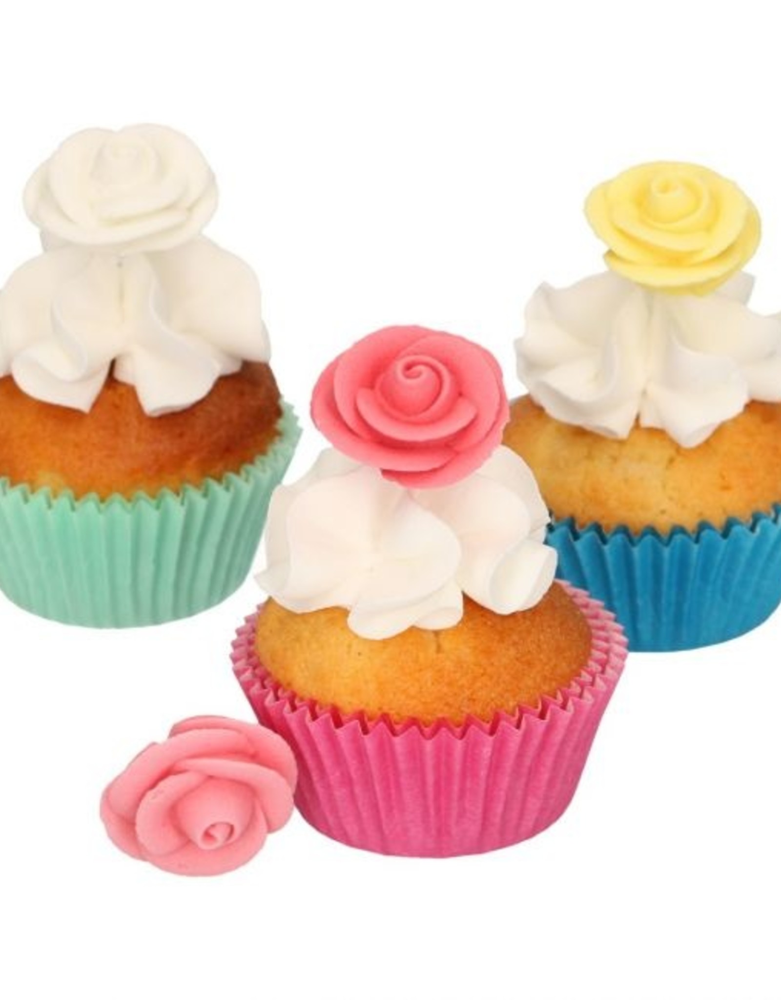 FunCakes FunCakes Suikerdecoratie Rozen Set/8