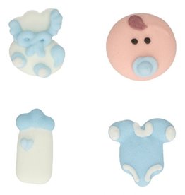 FunCakes Suikerdecoratie Baby Blauw Set/12