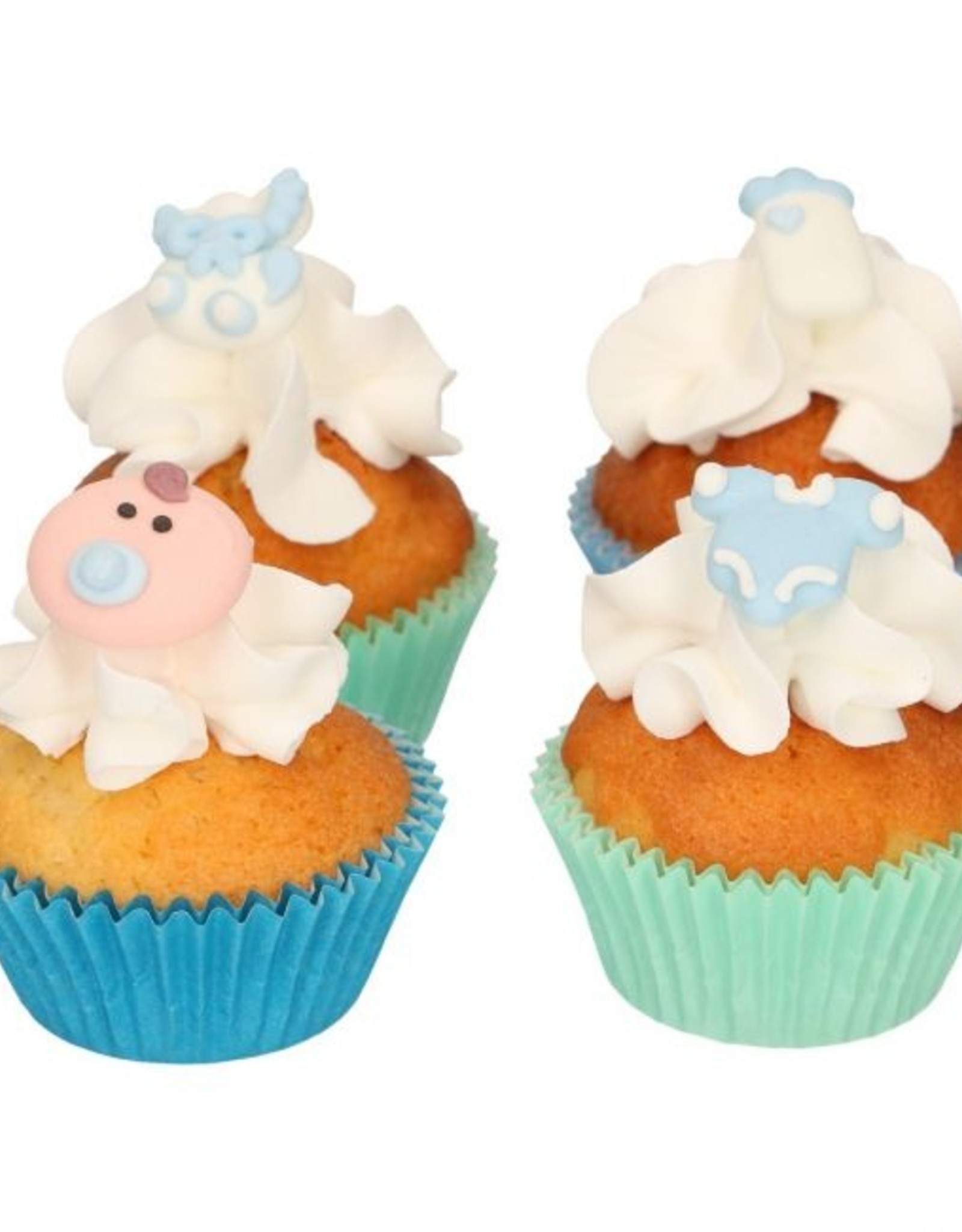 FunCakes FunCakes Suikerdecoratie Baby Blauw Set/12