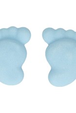 FunCakes FunCakes Suikerdecoratie Baby Voetjes Blauw Set/16