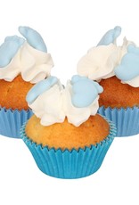 FunCakes FunCakes Suikerdecoratie Baby Voetjes Blauw Set/16