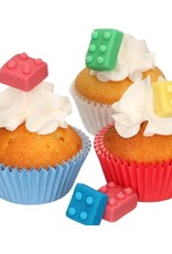 FunCakes FunCakes Fondant Decoratie Bouw Blokjes Set/8