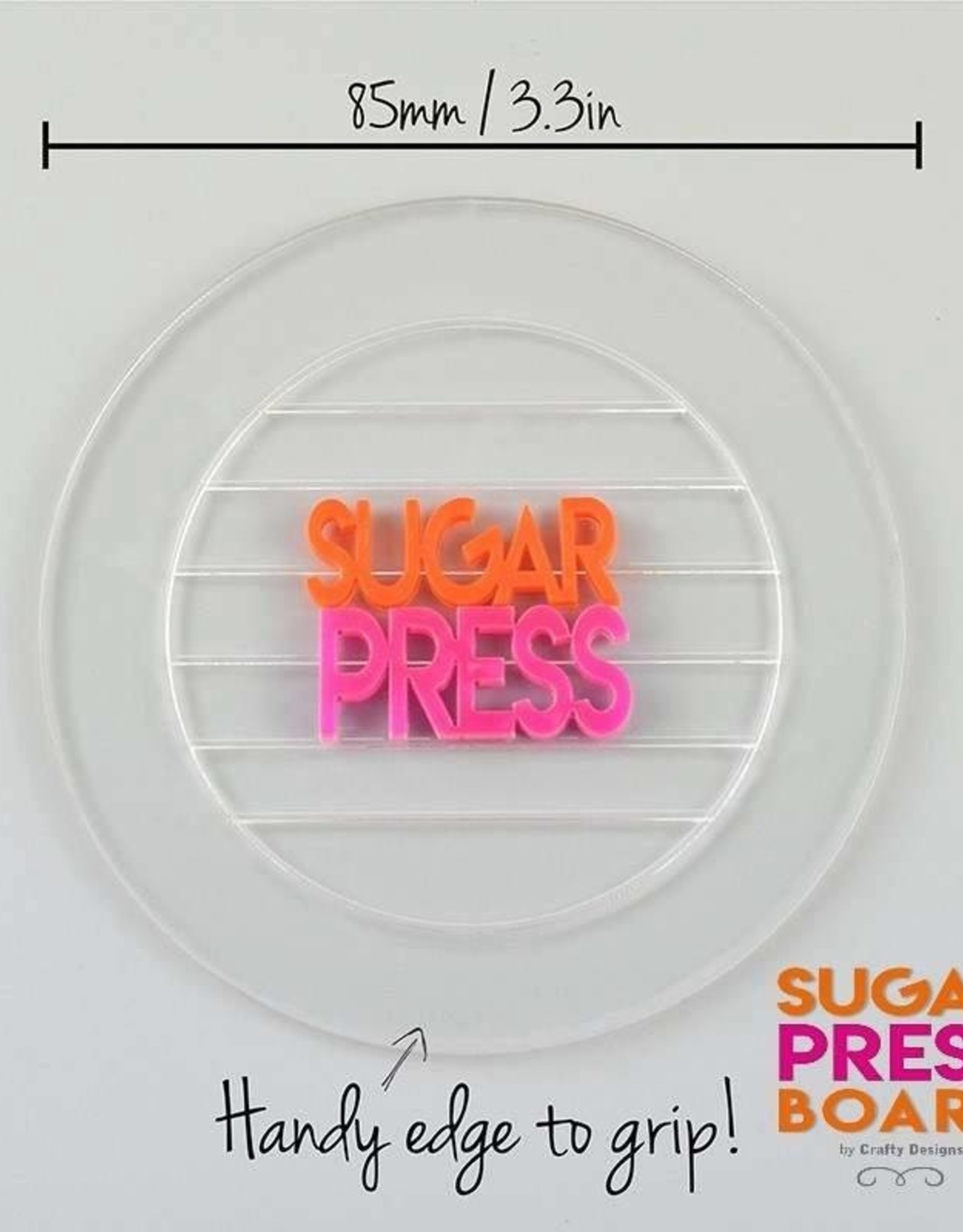 Sugar Press Sugar Press Board Round CupCake