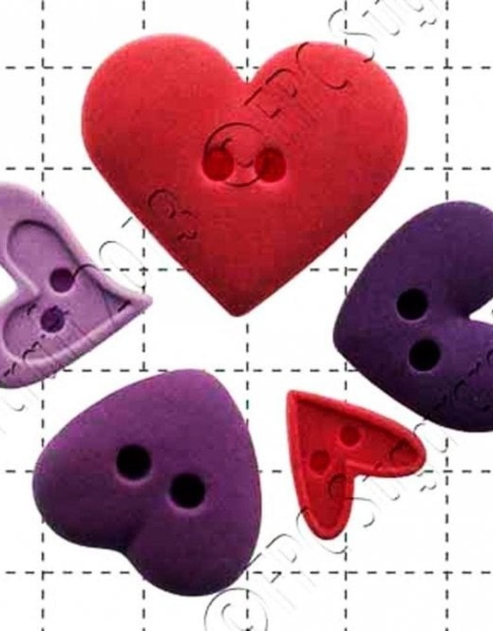 FPC FPC Heart Buttons