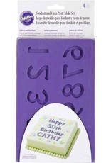 Wilton Wilton Fondant & Gum Paste Mould Letters/Numbers set/4