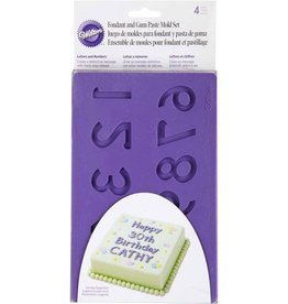 Wilton Wilton Fondant & Gum Paste Mold Letters/Numbers set/4