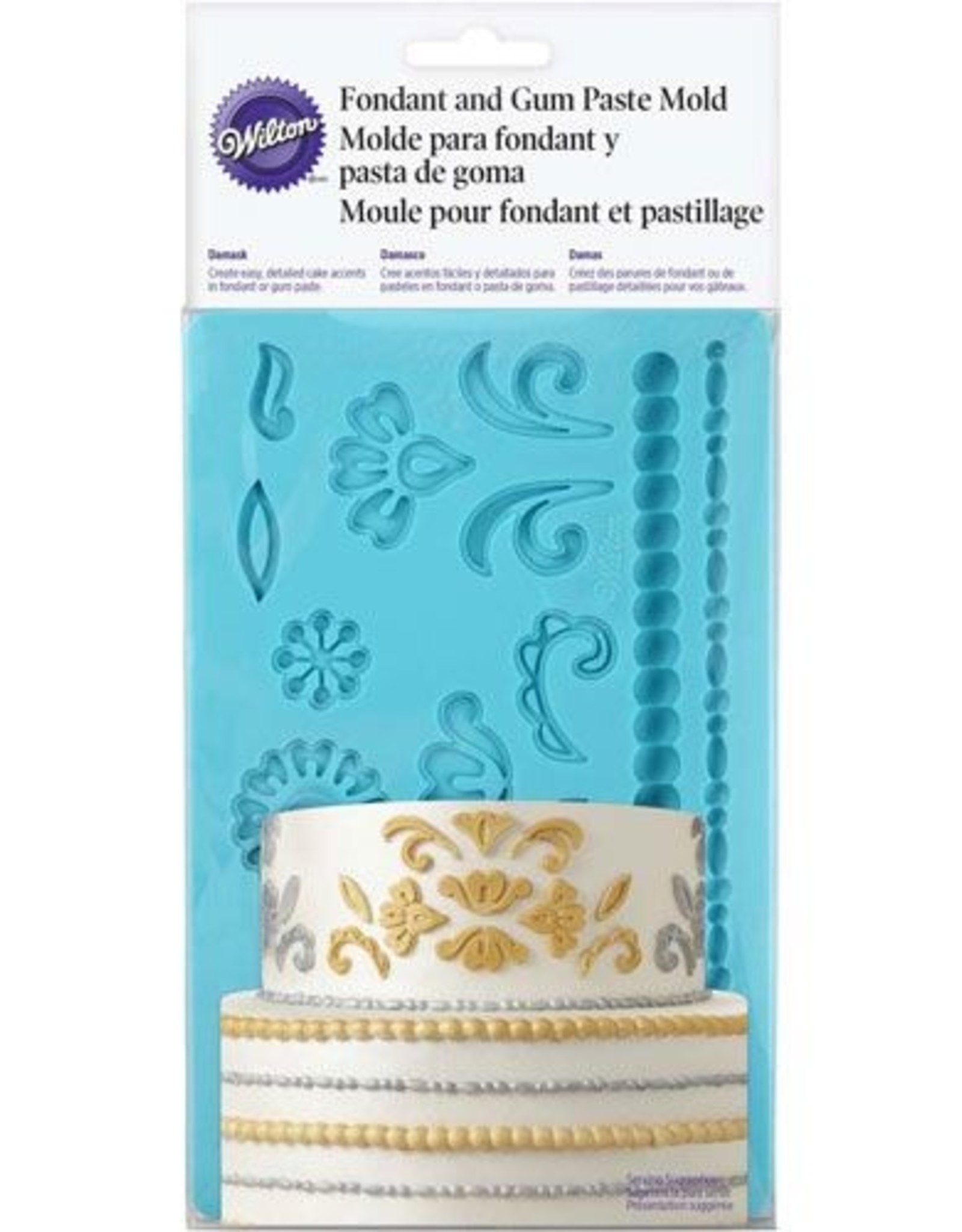 Wilton Wilton Fondant & Gum Paste Mold Damask