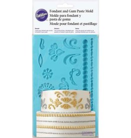 Wilton Wilton Fondant & Gum Paste Mould Damask