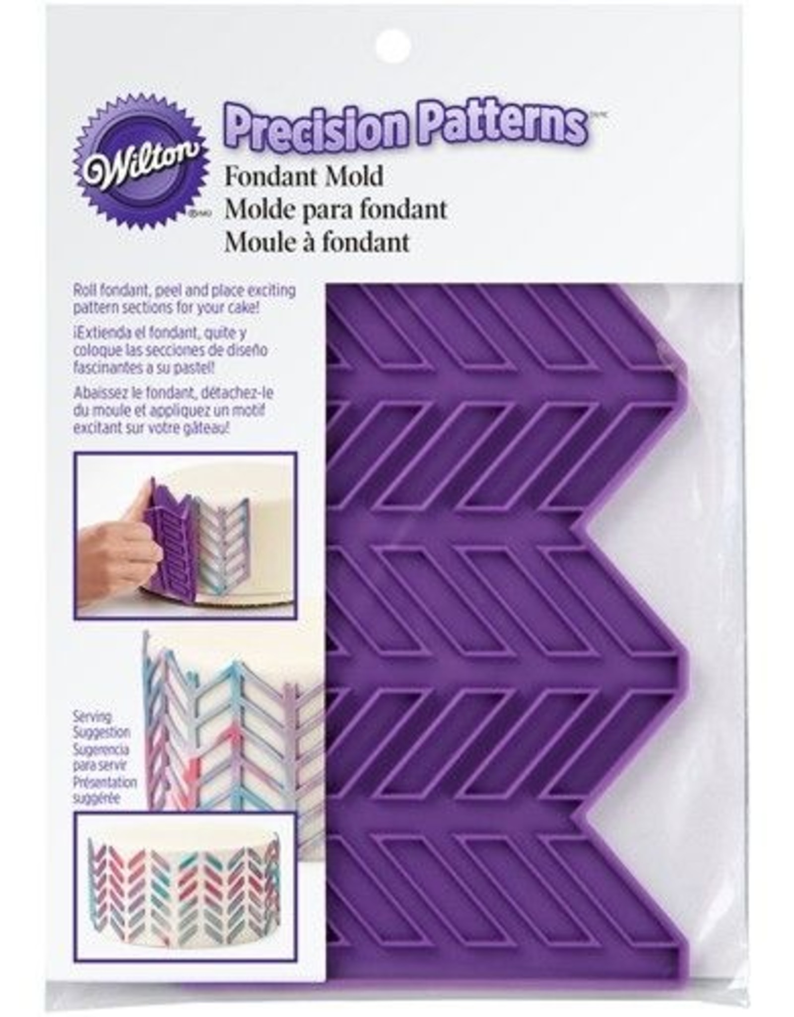 Wilton Wilton Silicone Precision Patterns -Herringbone-