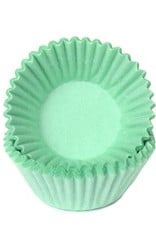 House of Marie House of Marie Chocolade Baking Cups Pastel Mint pk/100