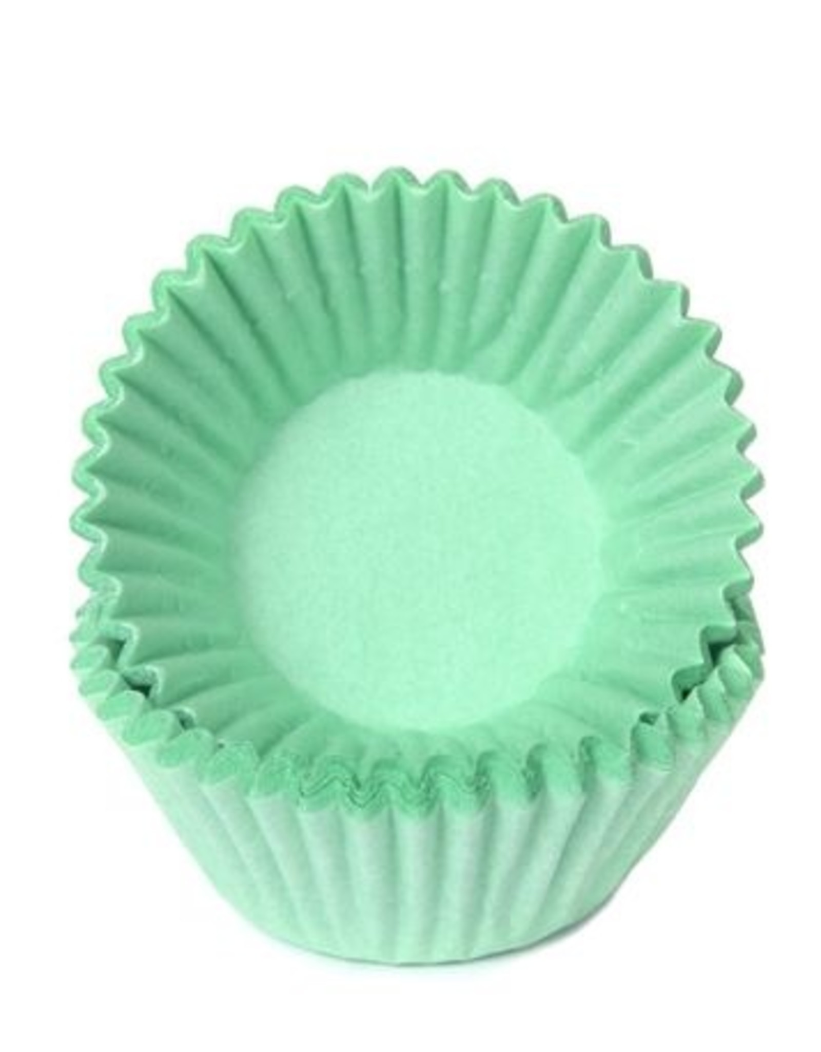 House of Marie House of Marie Chocolade Baking Cups Pastel Mint pk/100