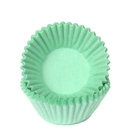 House of Marie Chocolade Baking Cups Pastel Mint pk/100