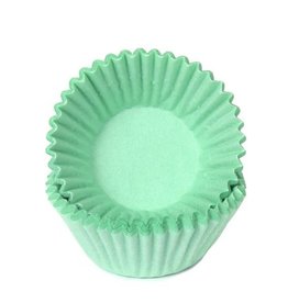 House of Marie House of Marie Chocolade Baking Cups Pastel Mint pk/100