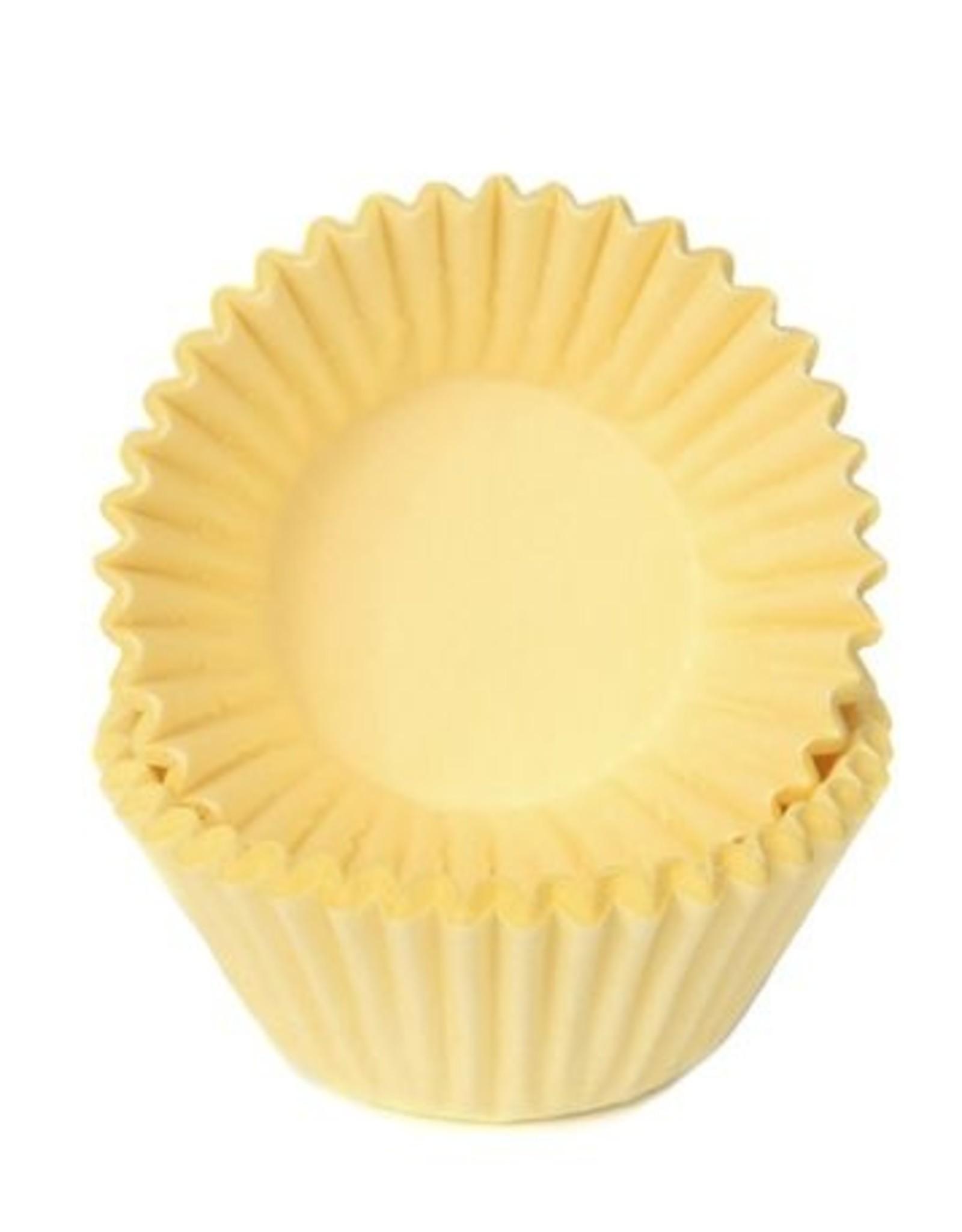 House of Marie House of Marie Petit Four Baking Cups Pastel Geel pk/100