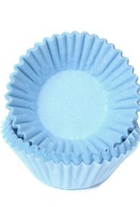 House of Marie House of Marie Petit Four Baking Cups Pastel Blauw pk/100
