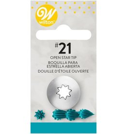 Wilton Wilton Decorating Tip #021 Open Star Carded