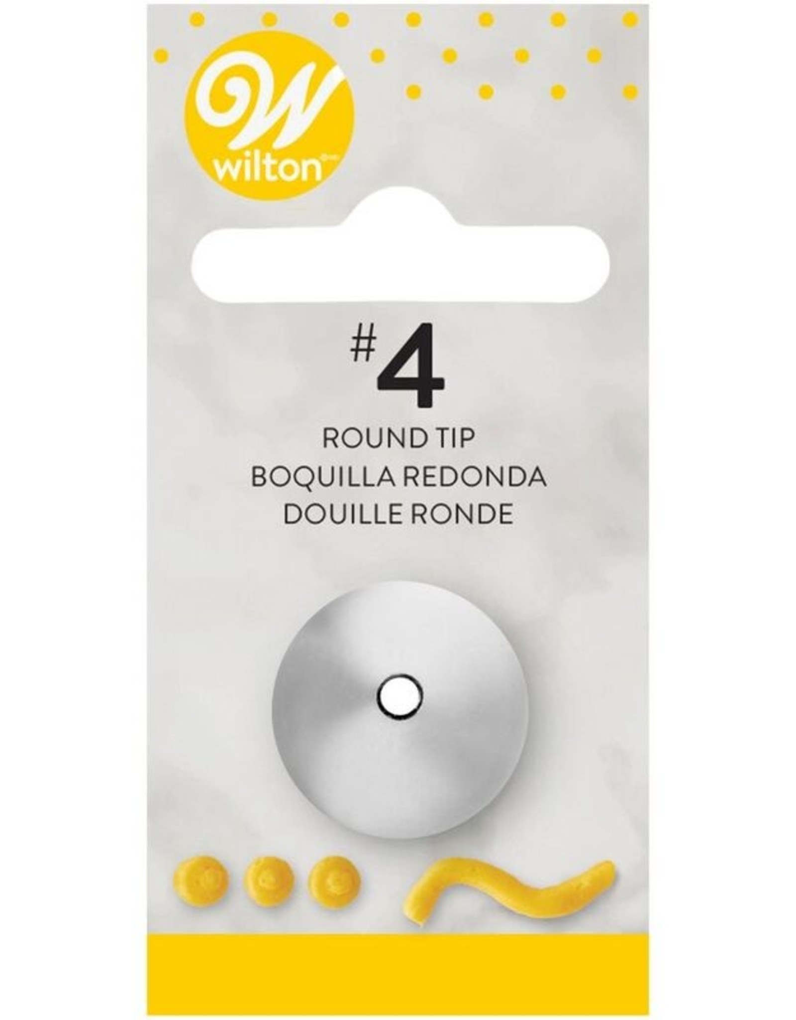Wilton Wilton Decorating Tip #004 Round Carded