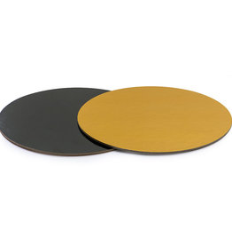 Decora Cake Board Rond Ø40 cm Goud/Zwart