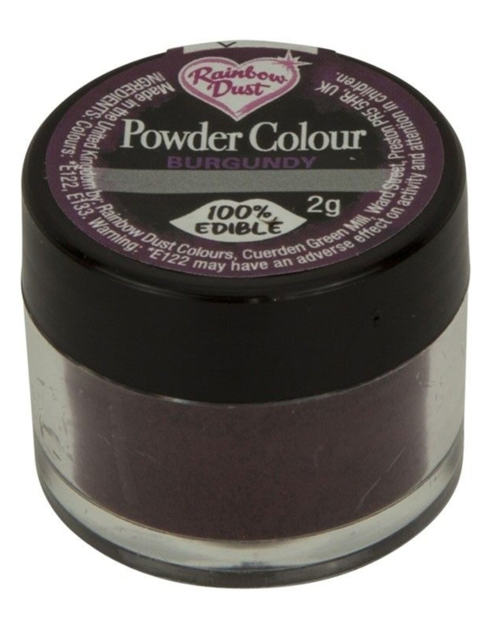Rainbow Dust Rainbow Dust Powder Colour - Burgundy