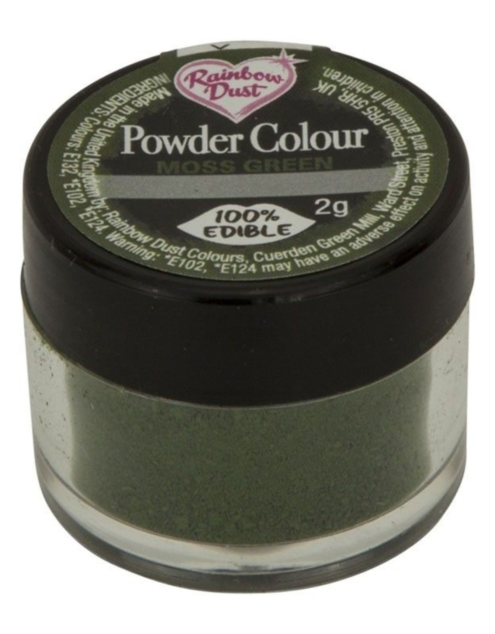 Rainbow Dust Rainbow Dust Powder Colour - Moss Green