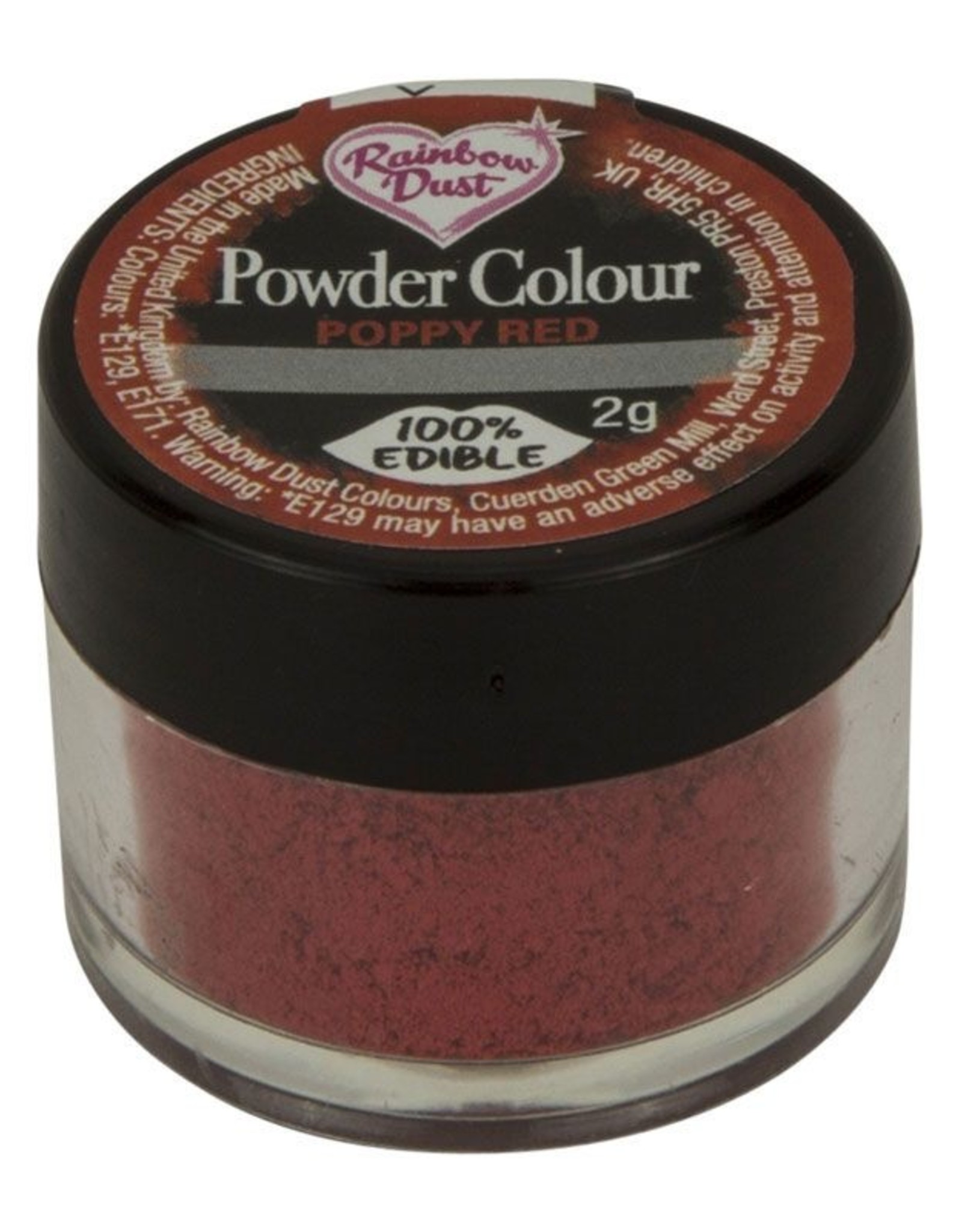 Rainbow Dust Rainbow Dust Powder Colour - Poppy Red