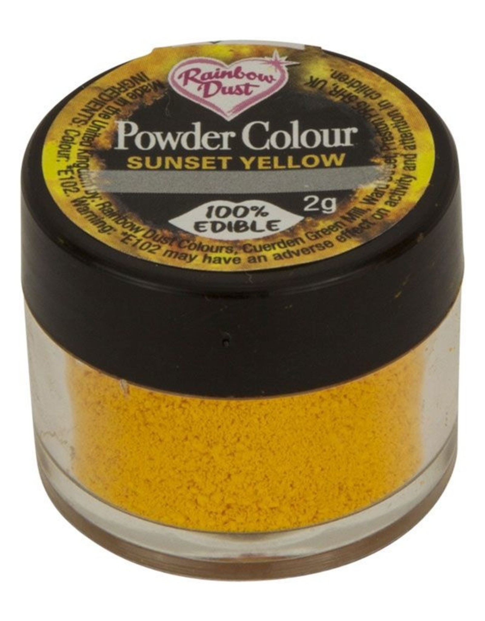 Rainbow Dust Rainbow Dust Powder Colour - Sunset Yellow