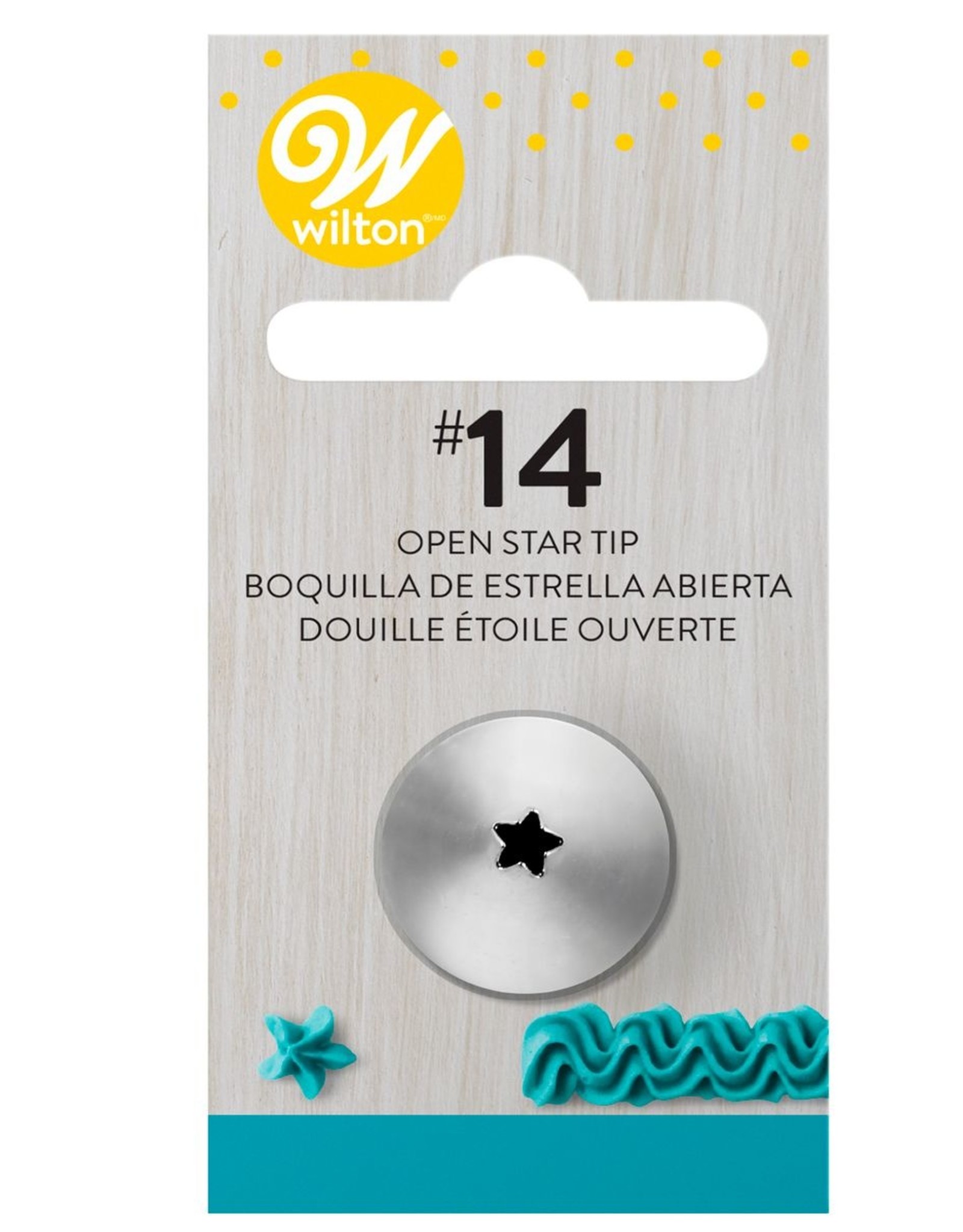 Wilton Wilton Decorating Tip #014 Open Star Carded