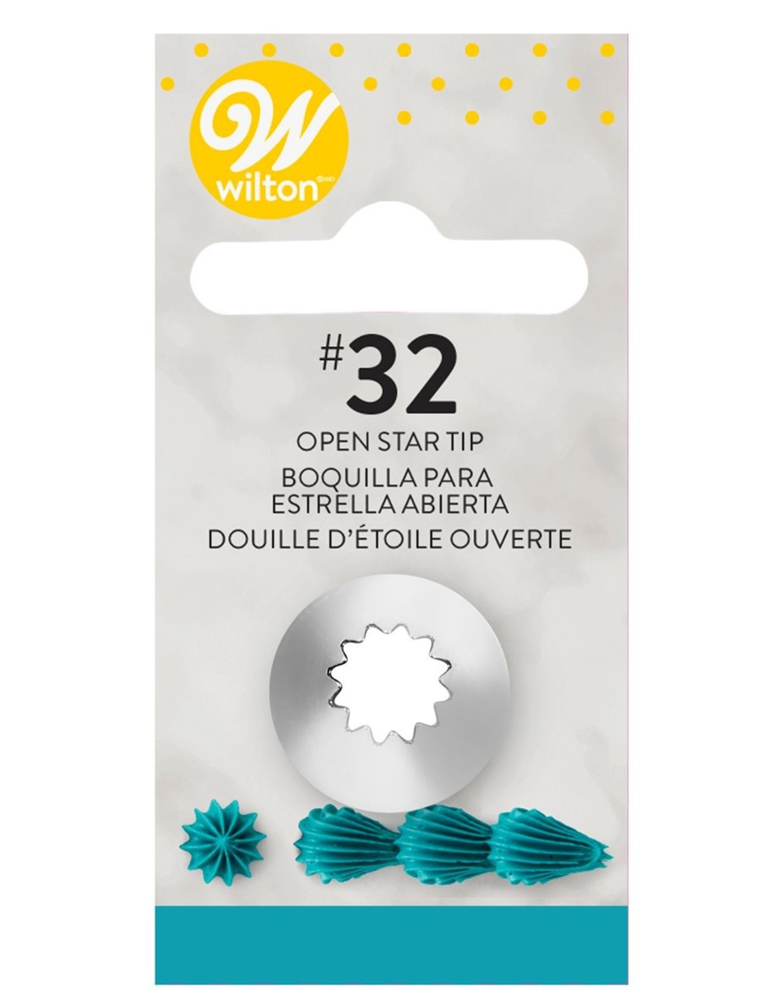Wilton Wilton Decorating Tip #032 Open Star Carded